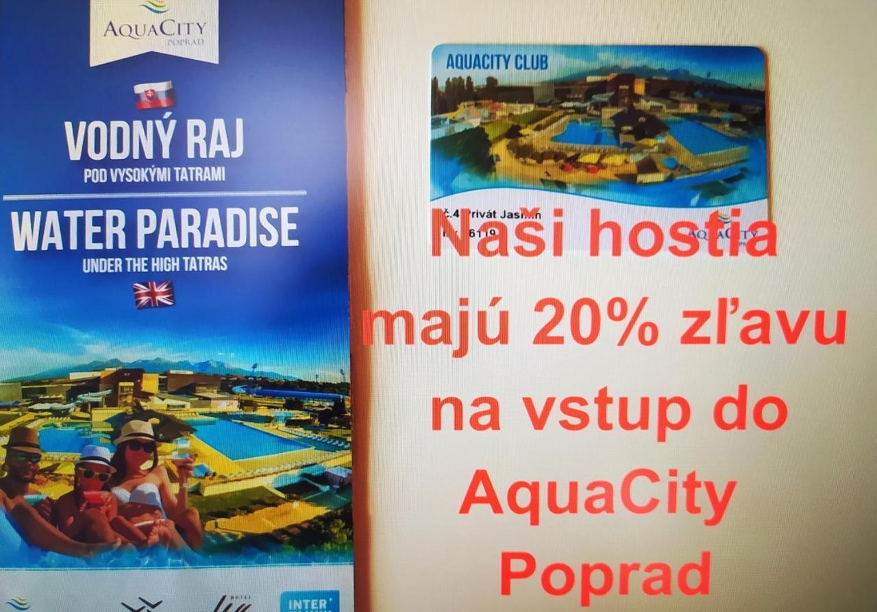 Appartamento Privat Jasmin Mengusovce Esterno foto